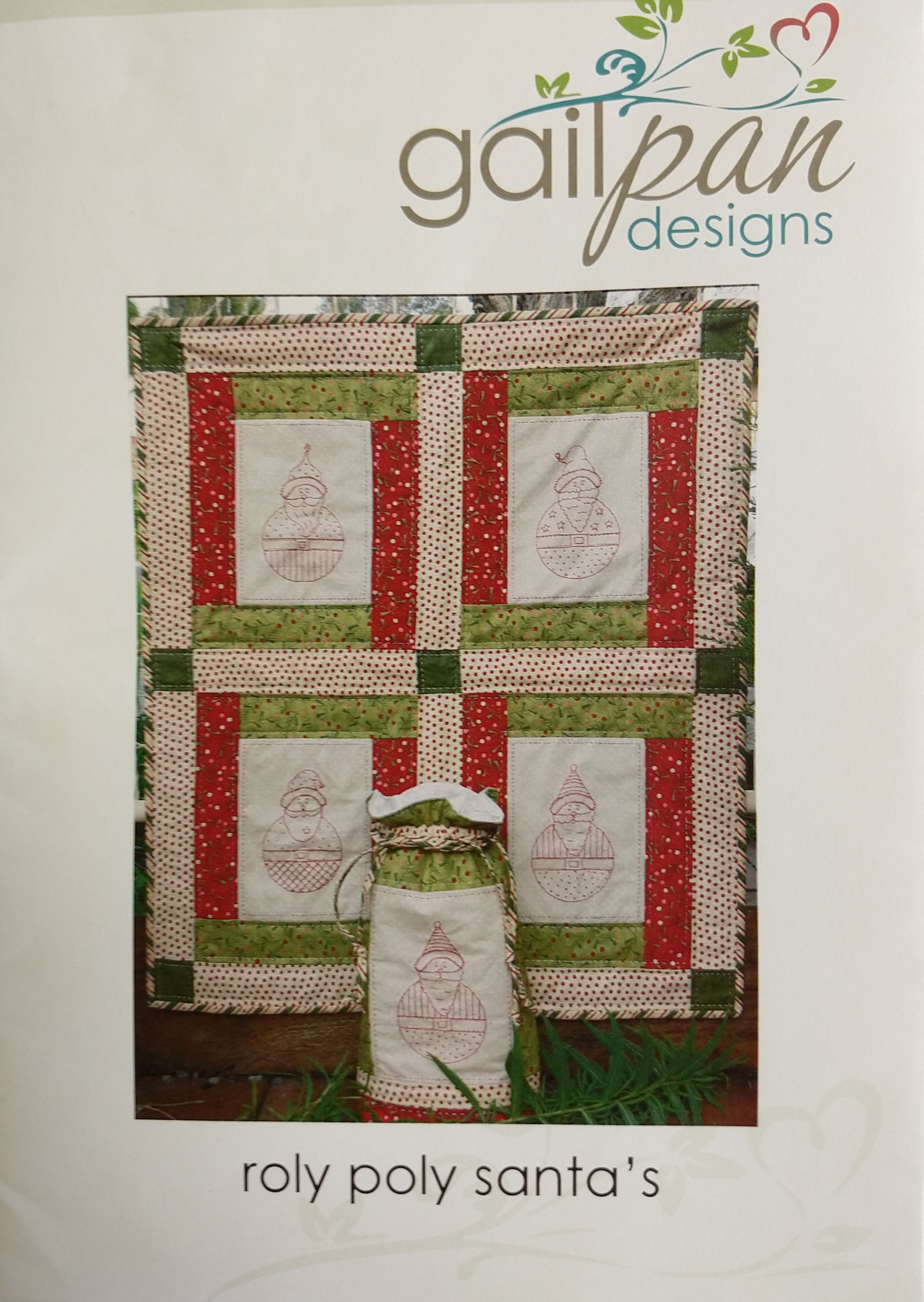 Roly Poly Santa's Pattern by Gail Pan Designs – Paradise Quilting