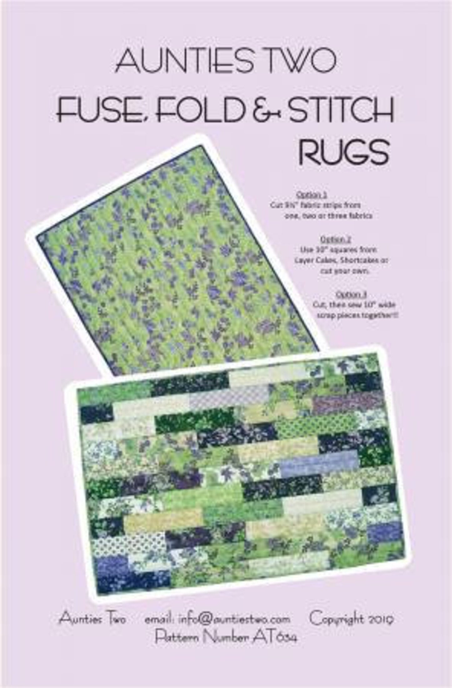 Aunties Two Fuse, fold & Stitch Rugs