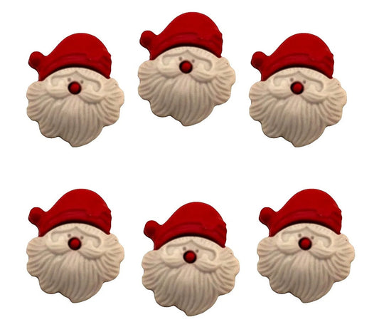 Buttons Galore - Christmas Collection - Santa Claus Face