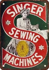 Novelty Sign - Singer Sewing Machines