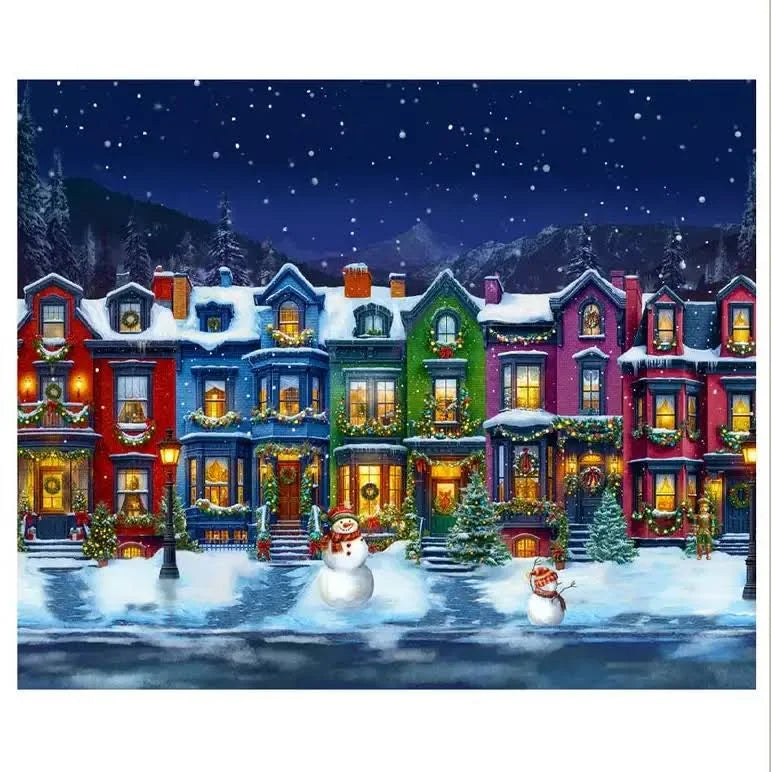 Winter Wonder - Winter Town Puff Panel by Windham Fabrics (169)