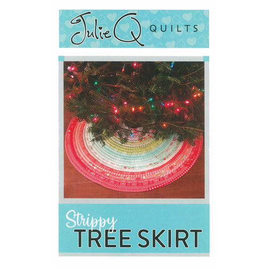 Strippy Tree Skirt by Julie Q Quilts