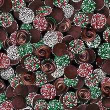 Sweet Holidays - Chocolate Nonpareils Multi by Benartex