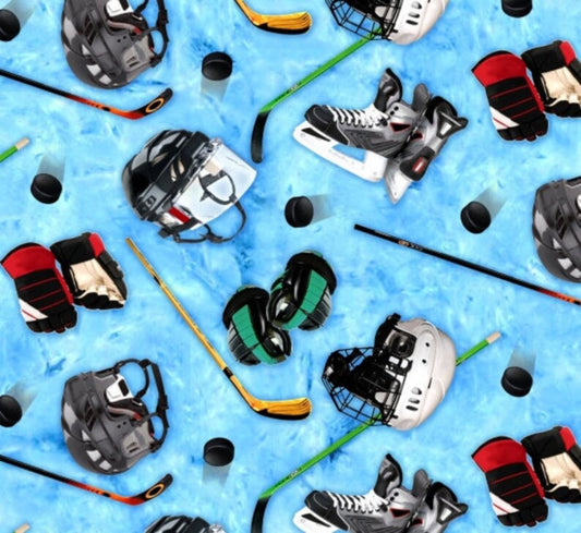 Hockey - Sports Collection - Blue by Elizabeth's Studio