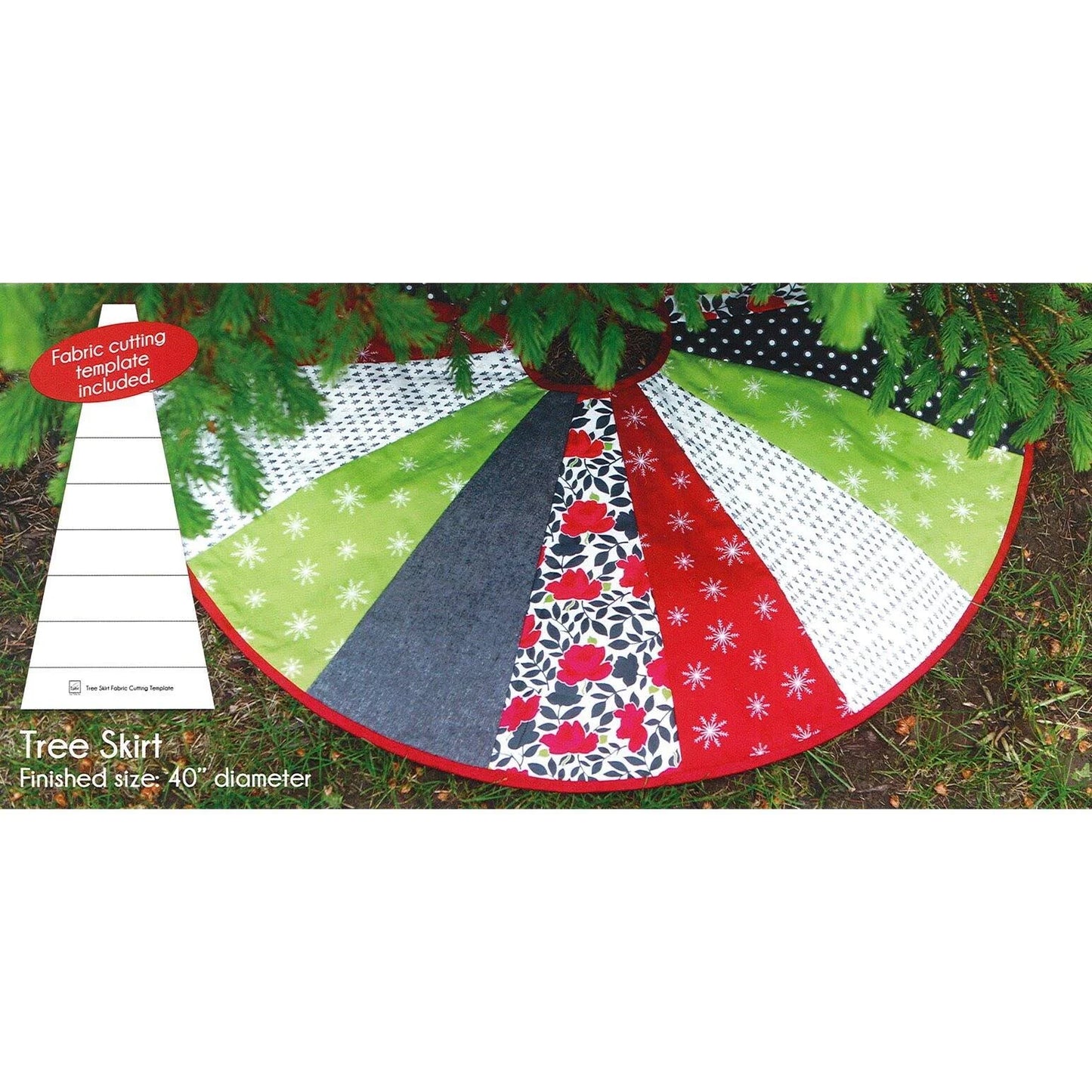 Quilt As You Go Tree Skirt by June Tailor