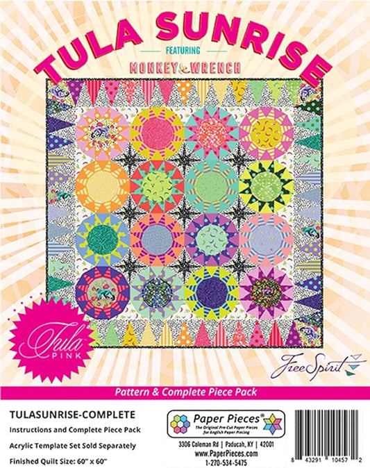 Tula Sunrise Pattern & Complete Paper Piece Pack