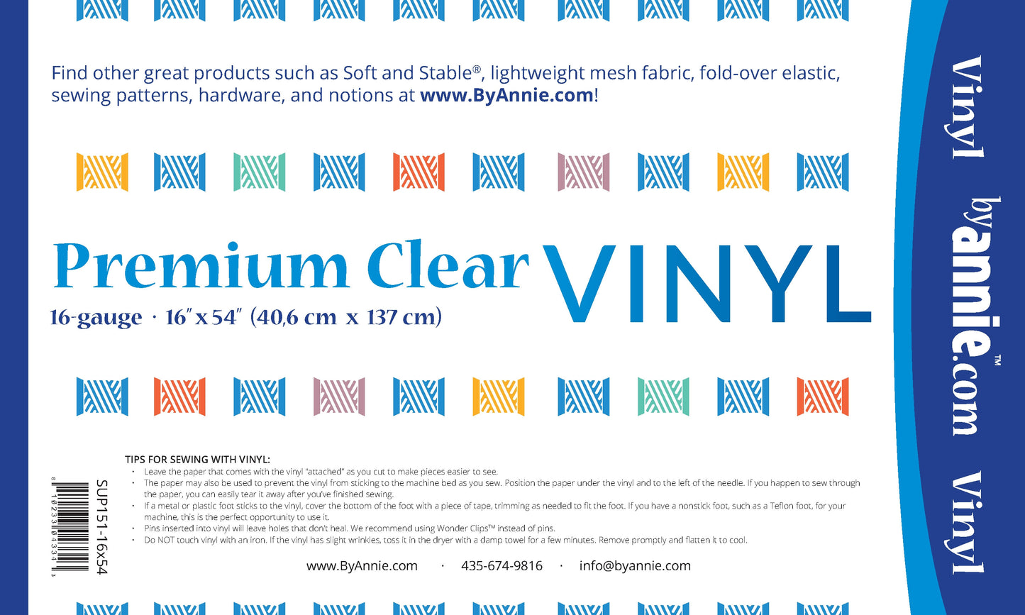 Premium Clear Vinyl by Annie