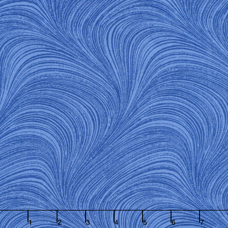 108" Wave Texture - Blue by Benartex