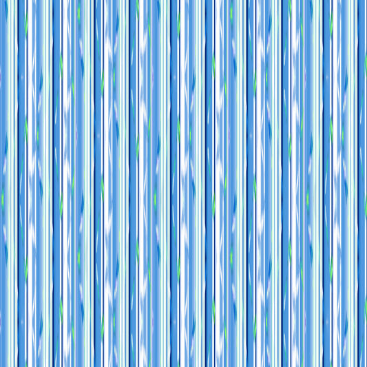 Dragonfly Days Skinny Stripes - 3758 29 Light Blue by Clothworks