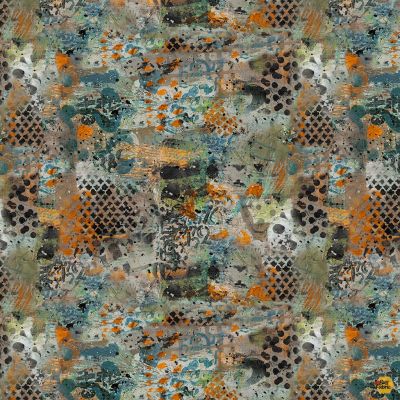 Emerald Hollow - Collage Multi Y4826-55 by Clothworks