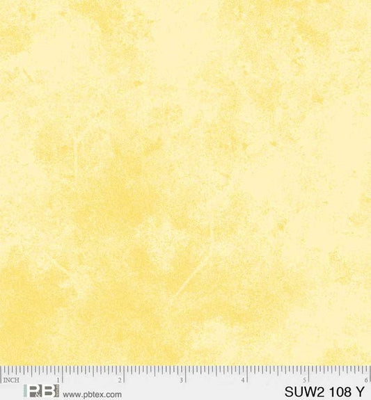 108"Suede 2 - Yellow by P & B Textiles