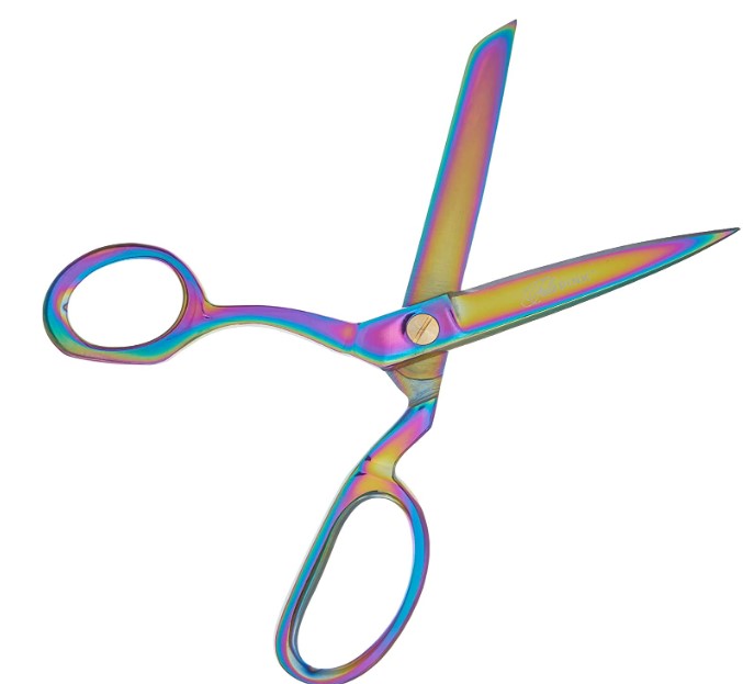 Fabric Shear-8 inch right handed by Tula Pink
