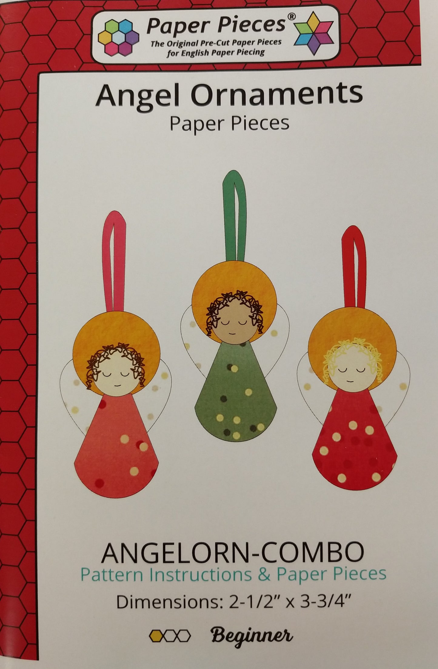 Angel Ornaments Pattern - Paper Pieces