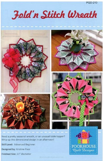 Fold'n Stitch Wreath Pattern