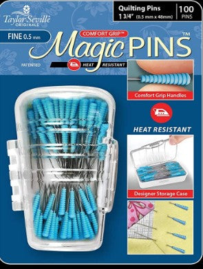 Magic Pins - Quilting Pins - Fine 1 3/4" Pkg. of 100
