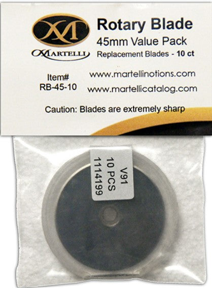 Martelli 45mm Replacement Blades 10 pk