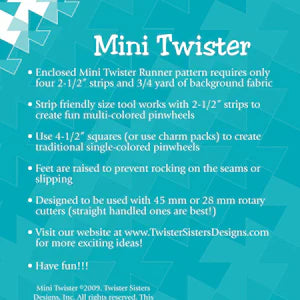 Twister  - Mini- The Tool for Making Pinwheels Easy!