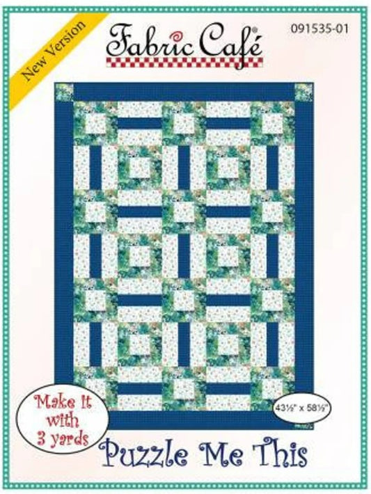 Puzzle Me This - By Fabric Cafe 3 Yard Quilts