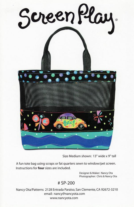 Screen Play Tote by Nancy Ota