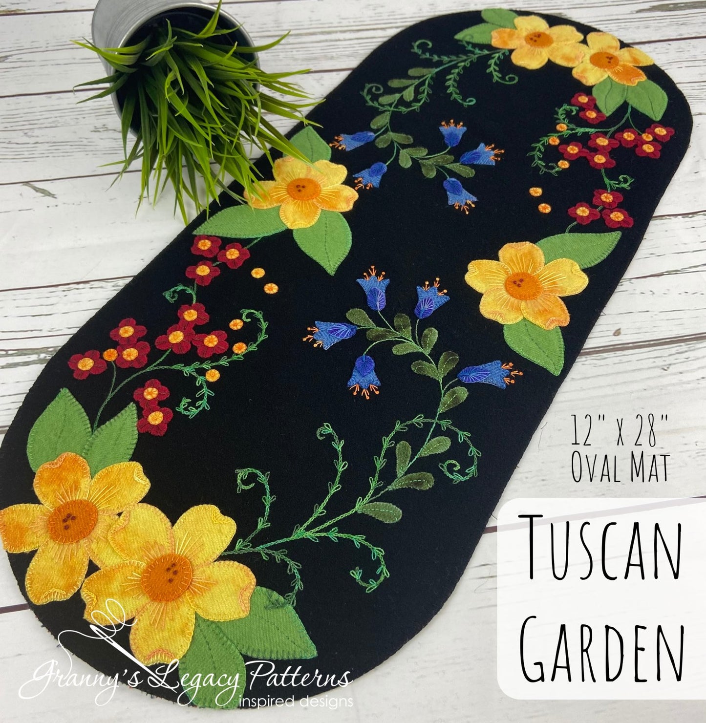 Tuscan Garden Pattern by Granny's Legacy Patterns