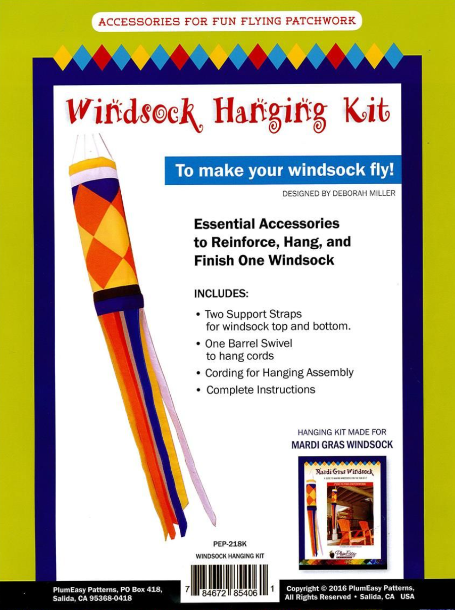 Windsock Hanging Kit by PlumEasy Patterns