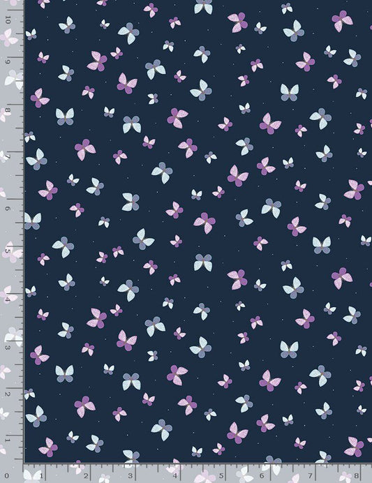 Unicorn Forest Butterflies by Timeless Treasures