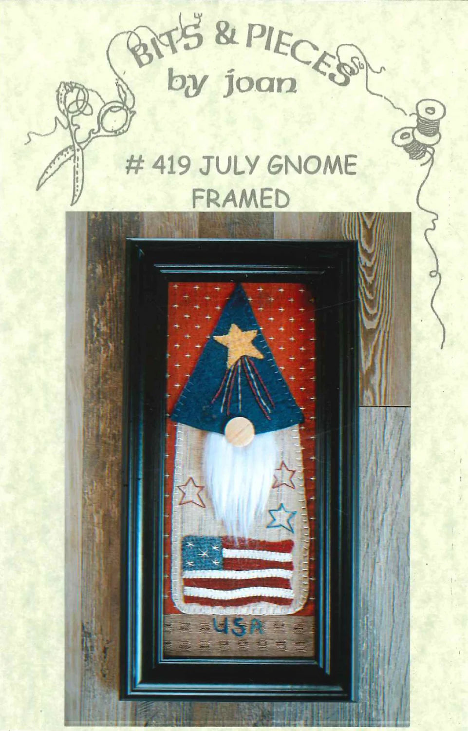 July Gnome Pattern by Joan for Bits & Pieces