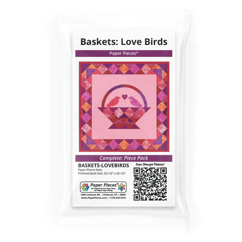 Baskets: Love Birds by Paper Pieces