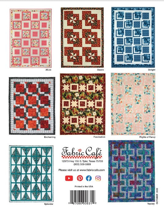 The Magic of 3 Yard Quilts by Fabric Cafe