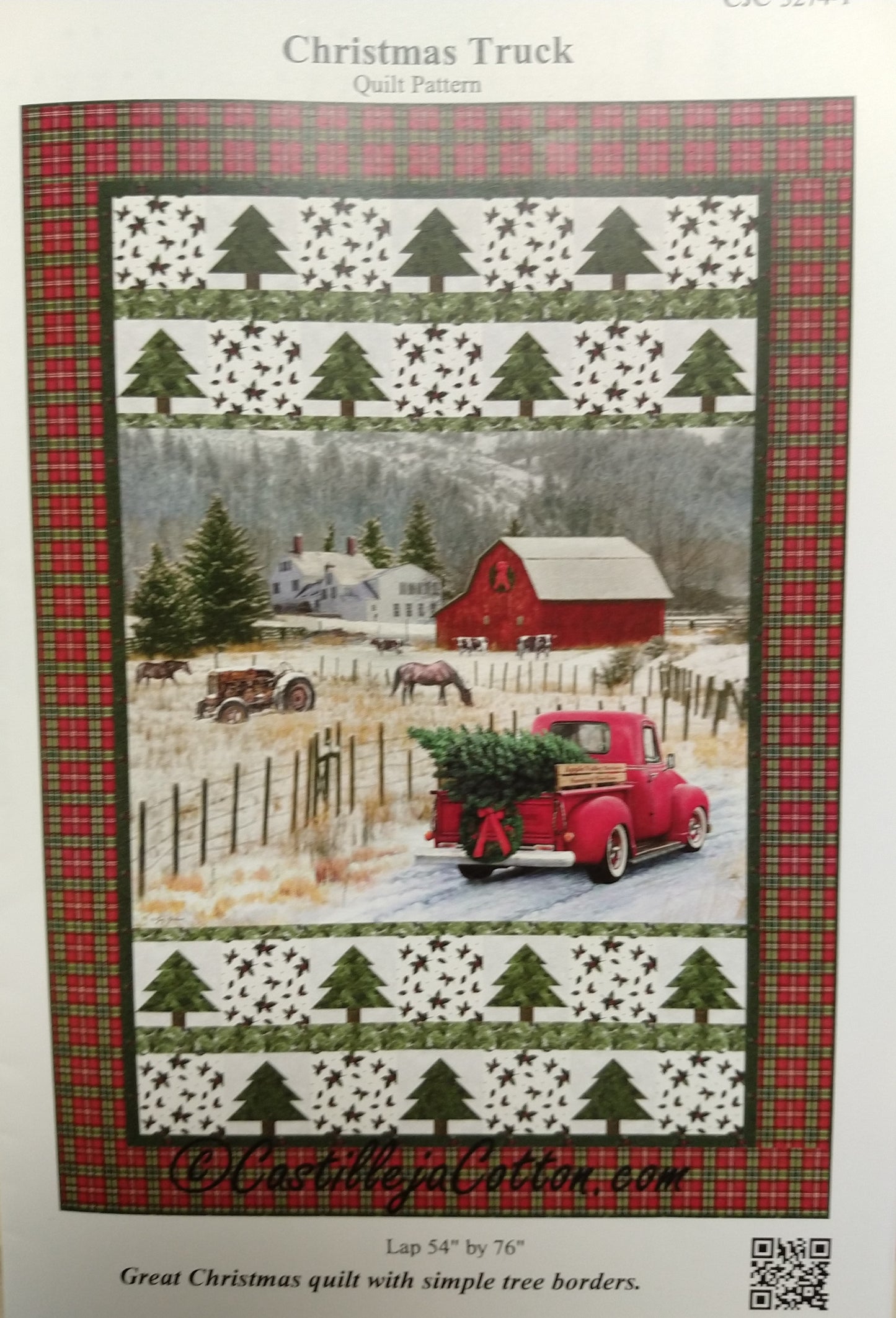 Christmas Truck Quilt Pattern